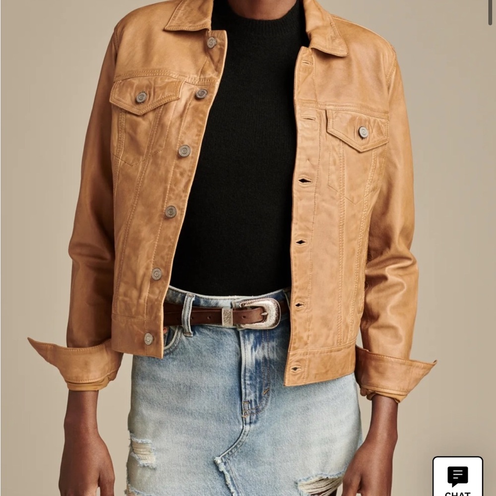 Sold out Nwt leather Lucky Women's Jacket XXL
